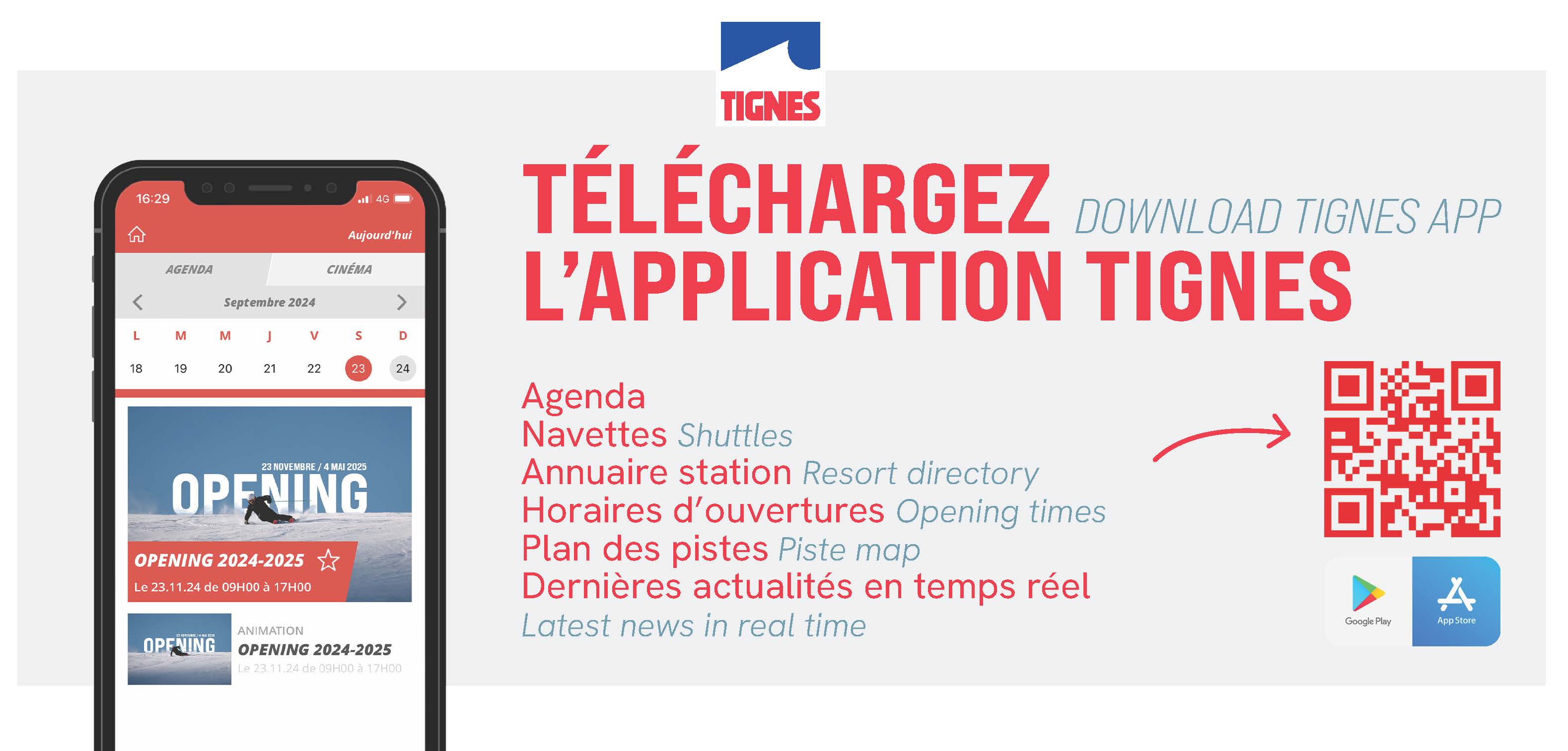 Les informations de la station à portée de main